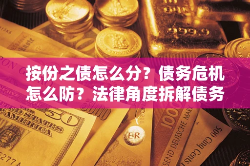 武汉按份之债怎么分？债务危机怎么防？法律角度拆解债务分配与风险自保指南