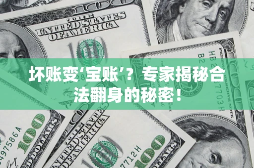 武汉坏账变‘宝账’？专家揭秘合法翻身的秘密！