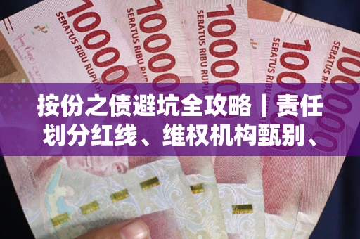 武汉按份之债避坑全攻略｜责任划分红线、维权机构甄别、纠纷处理全流程拆解
