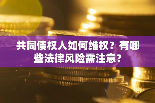 武汉共同债权人如何维权？有哪些法律风险需注意？