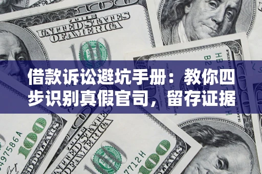 武汉借款诉讼避坑手册：教你四步识别真假官司，留存证据不踩雷