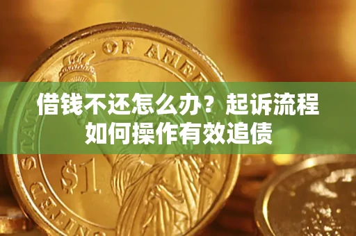 武汉借钱不还怎么办？起诉流程如何操作有效追债