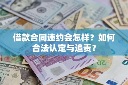 武汉借款合同违约会怎样？如何合法认定与追责？