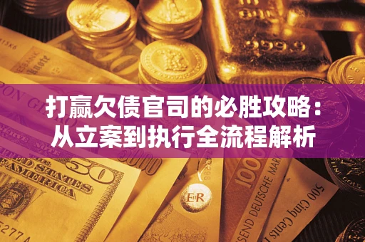 武汉打赢欠债官司的必胜攻略：从立案到执行全流程解析