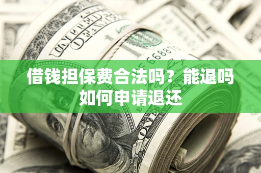 武汉借钱担保费合法吗？能退吗如何申请退还
