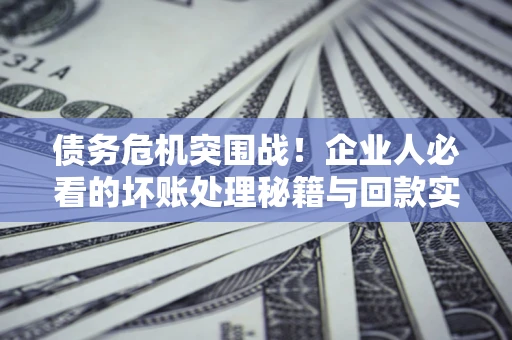 武汉债务危机突围战！企业人必看的坏账处理秘籍与回款实战指南