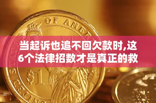 武汉当起诉也追不回欠款时,这6个法律招数才是真正的救命稻草